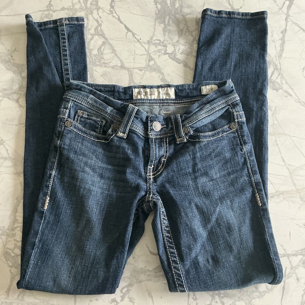 BKE payton thick stitch jeans 25 x 31 1/2